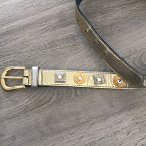 1980s Gold and Silver Belt vintage